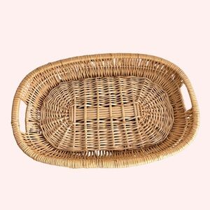 Woven Vintage Rattan Basket